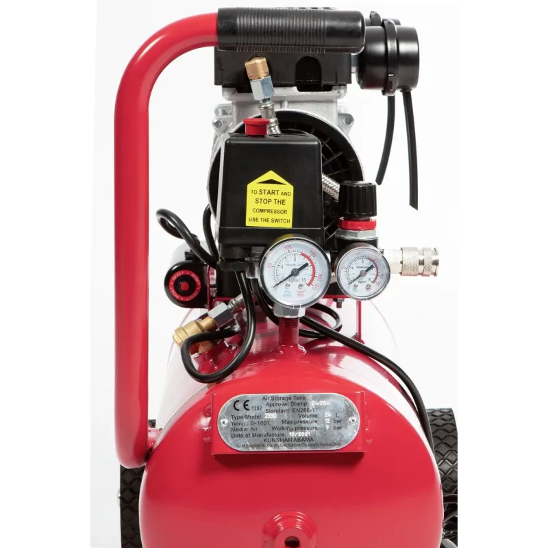 SENCO Bezeļļas kompresors 24L, 9Bar, 1.5kW, 2HP