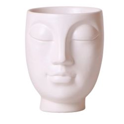 Puķu pods face 2 face grey d12