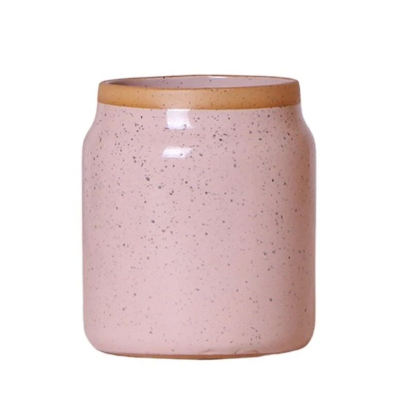 Puķu pods vintage bowl pink d12