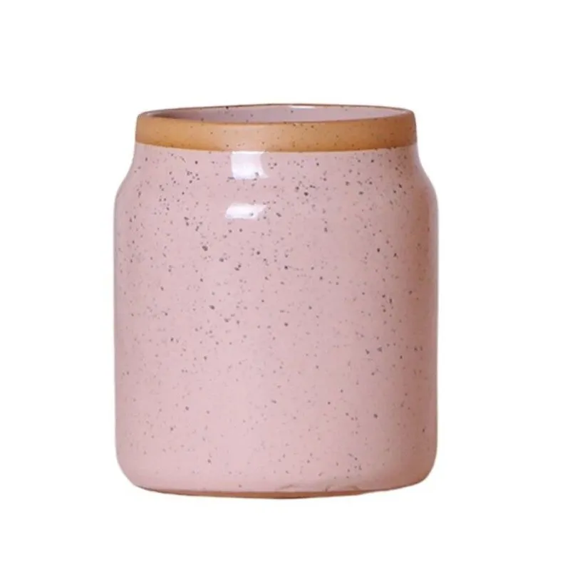 Puķu pods vintage bowl pink d12