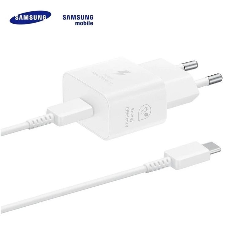 Charger usb-c 25w with cable white