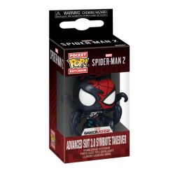 FUNKO POP! atslēgu piekariņš: Marvel: Spider-Man 2 - Advanced Suit 2.0 ,Symbiote Takeover,
