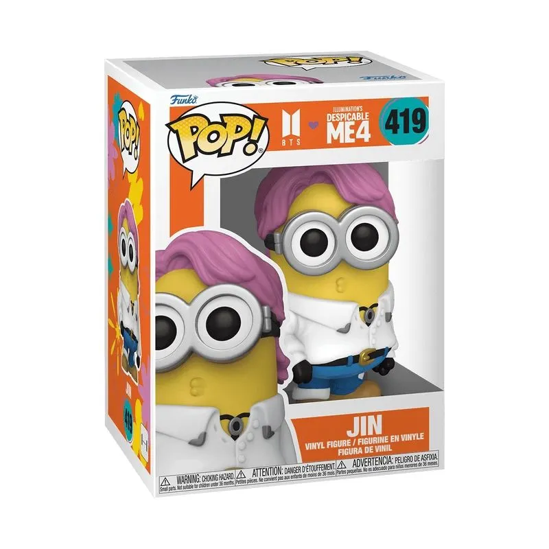 FUNKO POP! Vinila figūra: BTS x Despicable Me 4 - Jin