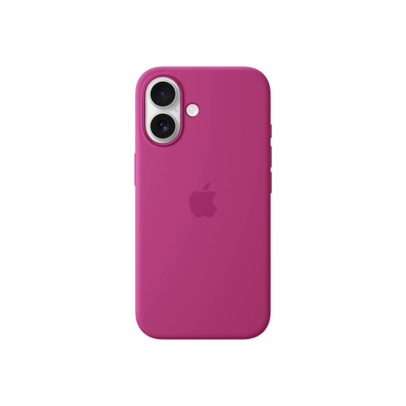 MYY53ZM-A iPhone 16 Silicone Case with MagSafe, Fuchsia