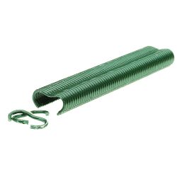 Galv Fence Hog Rings, 1100 pcs., green