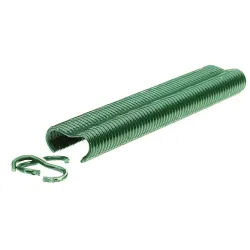 Galv Fence Hog Rings, 1100 pcs., green