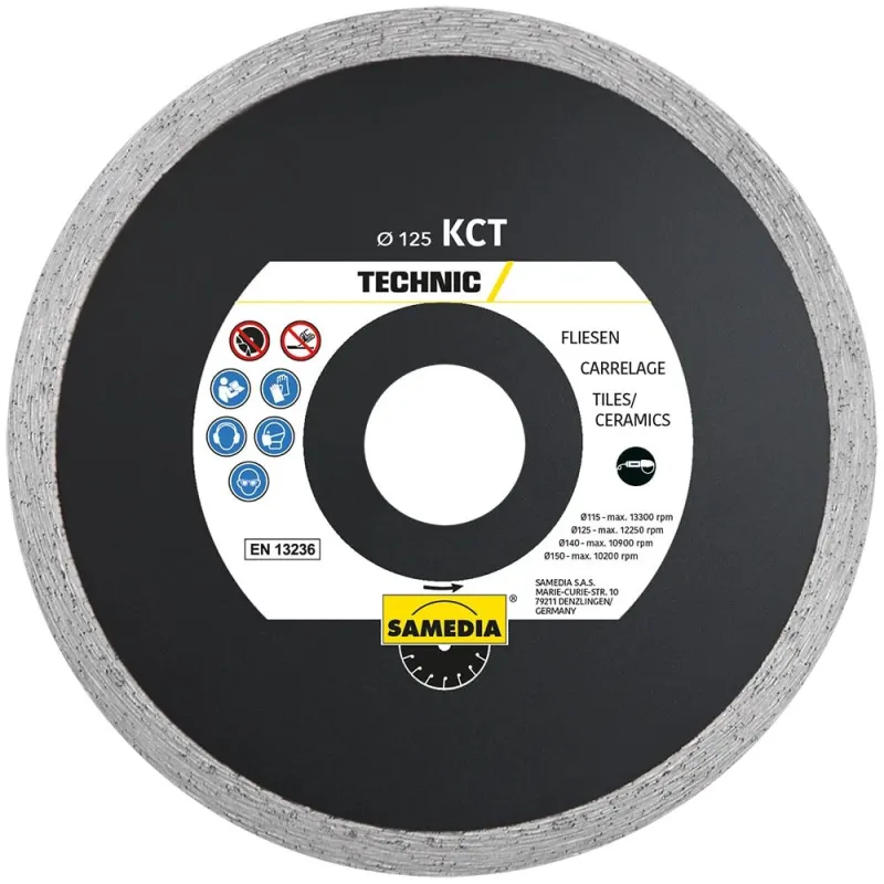 Dimanta disks KCT 180x30-25,40x1,6 mm, SAMEDIA