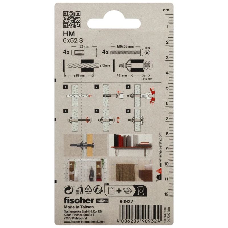 Hm 6x52 s k nv cavity fixing