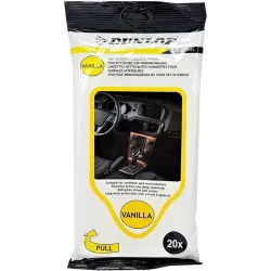 Dunlop - All Ride drėgnos servetėlės automobilio salono valymui, 20 vnt.