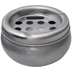 Pelnutrauks apaļš 10x5cm, metāla