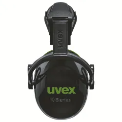 Dielectric helmet earmuffs UVEX K10H SNR, 28 dB