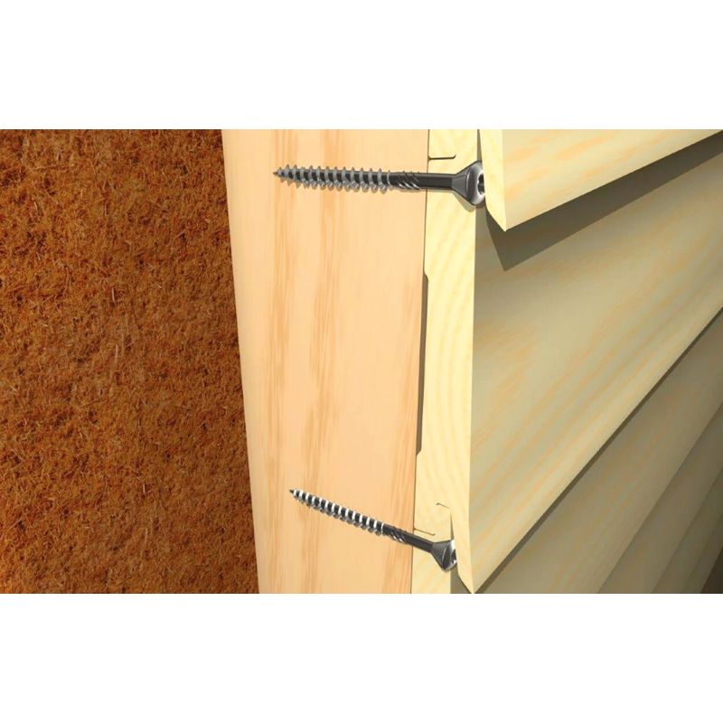 Koka fasādes skrūves FISCHER 4,5 x 40 A2, 300 gab.