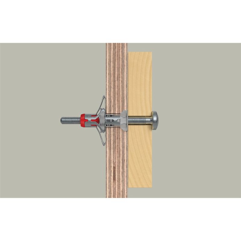 Dobās sienas dībelis DuoHM 4x55 S PH TX, Fischer, 4 gab.
