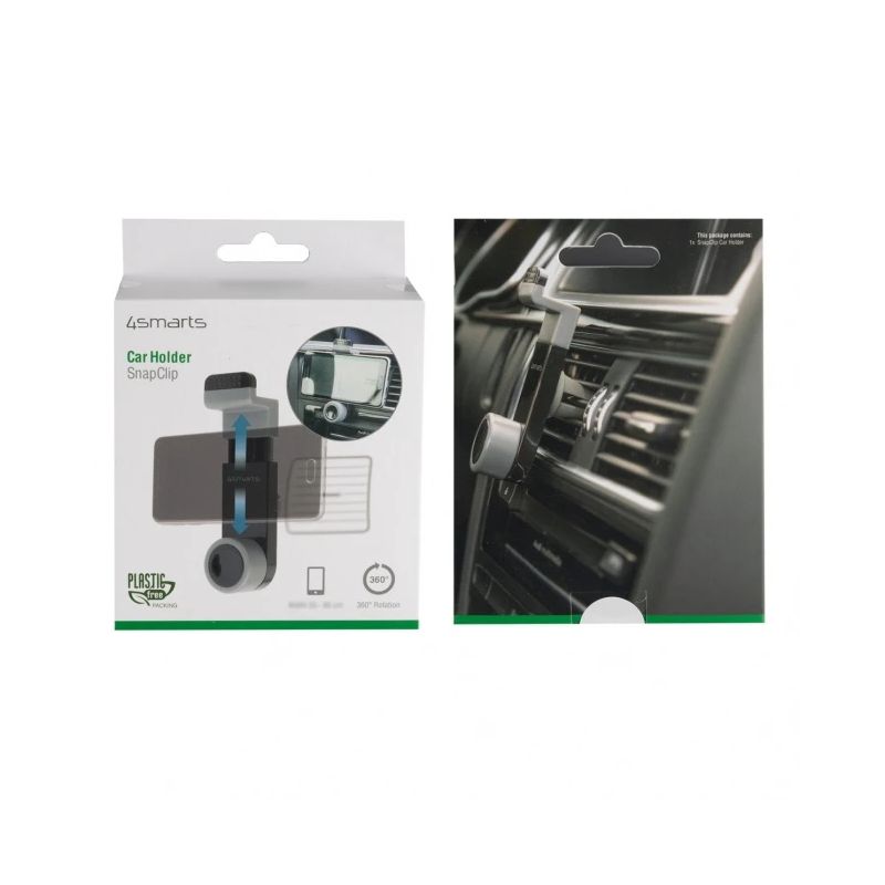 Car Holder SnapClip ,airvent,, black