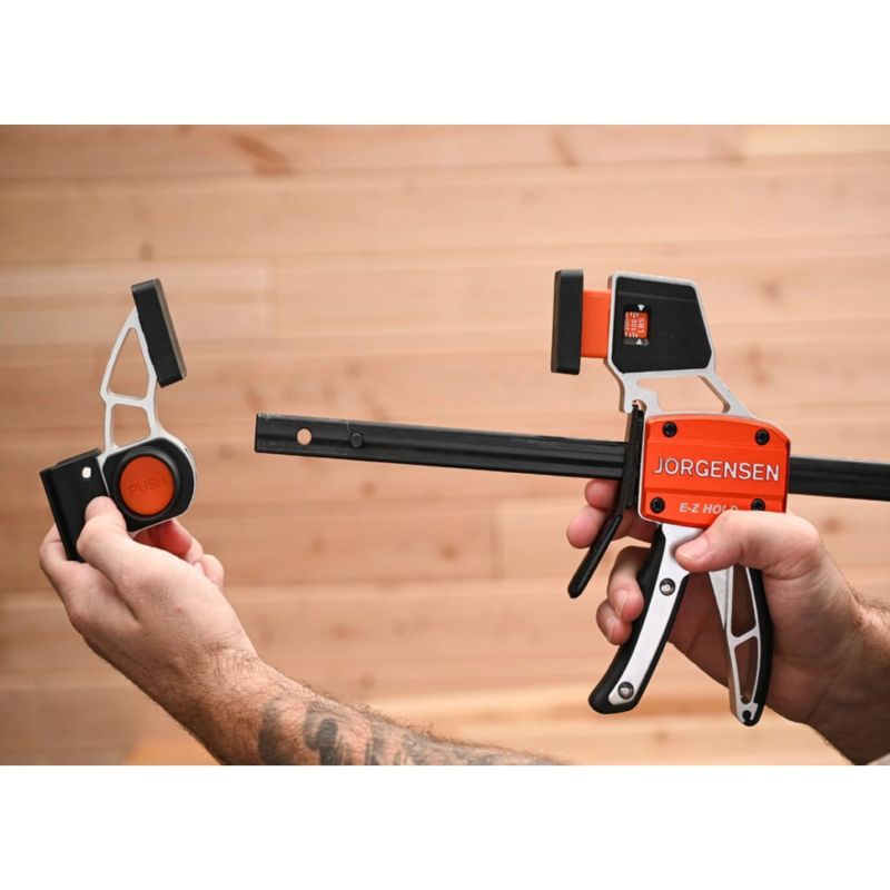 Alumīnija spīle MEDIUM DUTY ar spēka mērītāju 600 mm, Pony Jorgensen