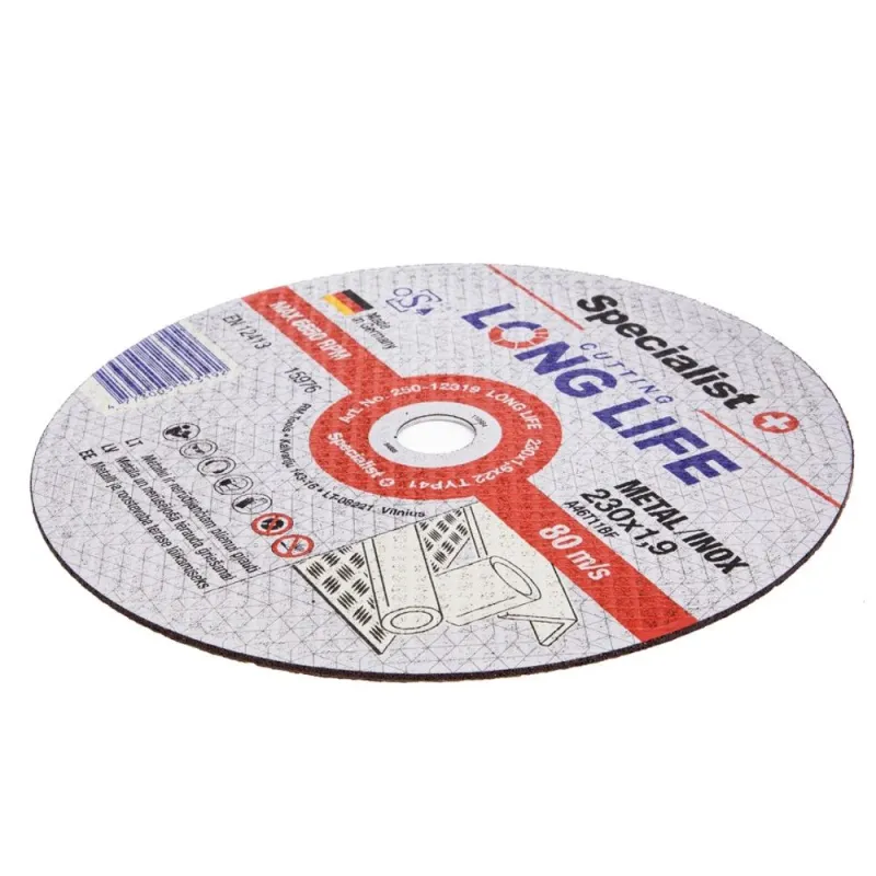 SPECIALIST+ metāla griešanas disks LONG LIFE, 230 x 1.9 x 22 mm