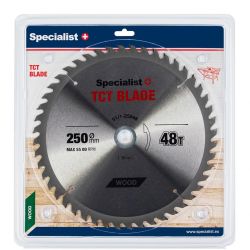 SPECIALIST+ TCT blade, 250x48Tx30-20 mm