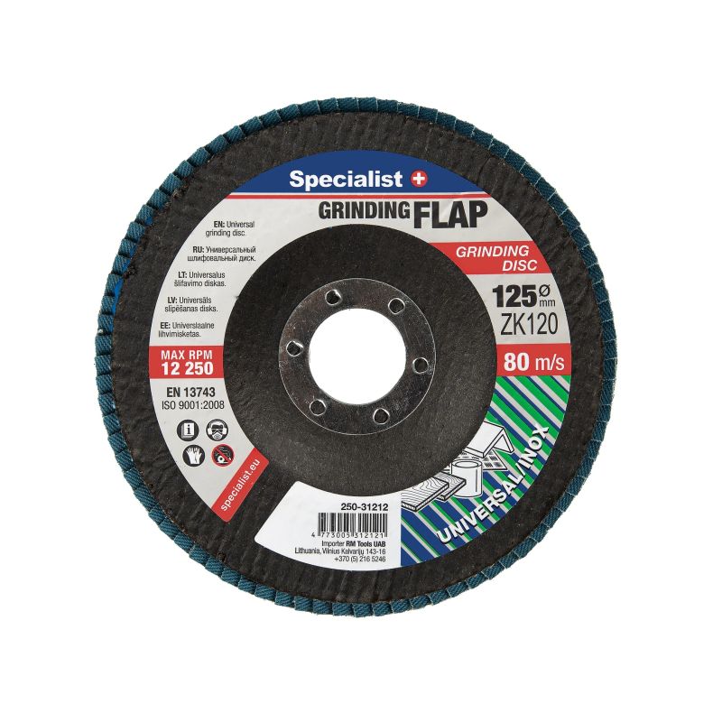 SPECIALIST+ flap disc, 125 mm, ZK120