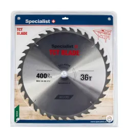 SPECIALIST+ griešanas disks, 400 x 36T x 32-30 mm