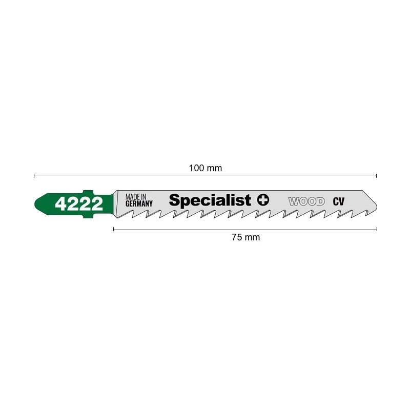 SPECIALIST+ jigsaw blade 4222 ,T101D,, 2 pcs