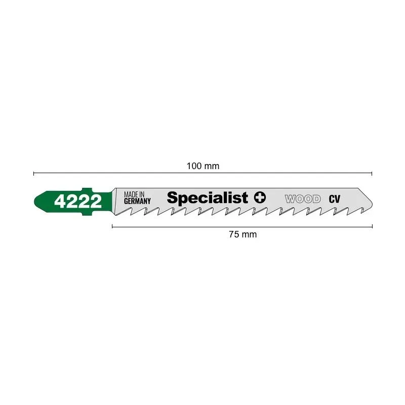 SPECIALIST+ jigsaw blade 4222 ,T101D,, 2 pcs