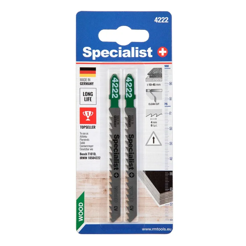 SPECIALIST+ pjūklelis 4222 ,T101D,, 2 vnt.