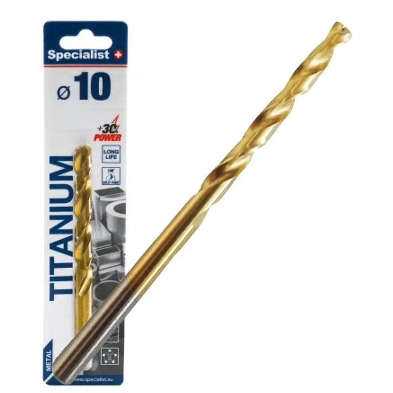 SPECIALIST+ drill bit TITAN, 10.0 mm