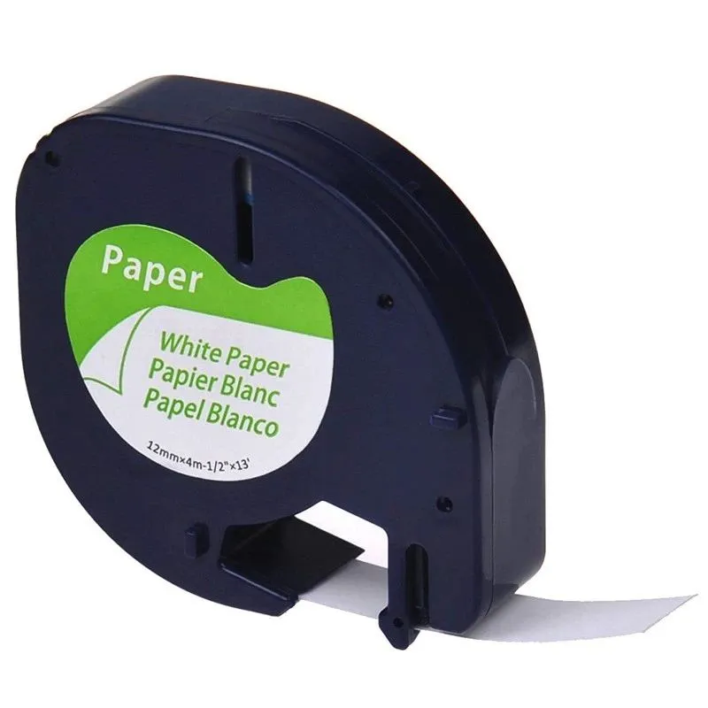 SPECIALIST+ dymo LETRATAG comp., 12 mm paper, B-W