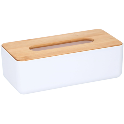 Uzglabāšanas kaste salvetēm, bambusa-plastmasa