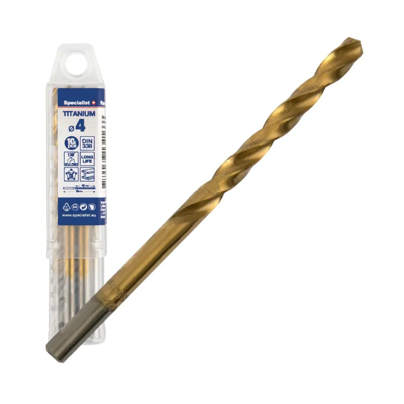 SPECIALIST+ drill bit TITAN, 4 mm, 10 pcs