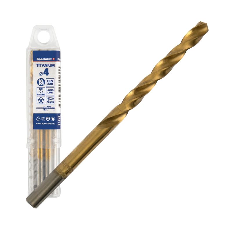 SPECIALIST+ metallipuur TITAN, 4 mm, 10 tk