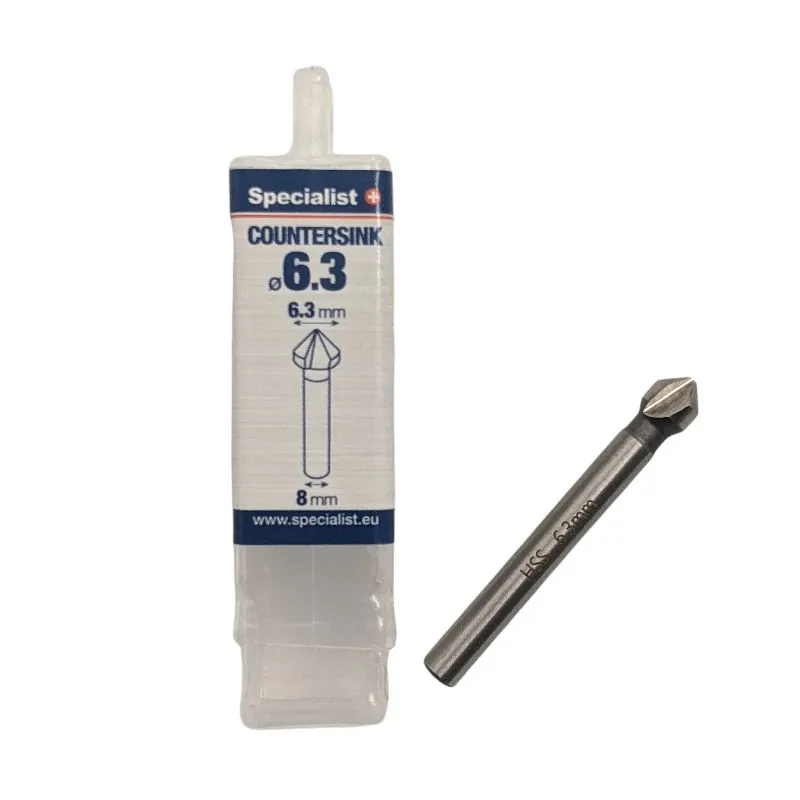 SPECIALIST+ padziļinātājs metālam HSS, 6.3 mm