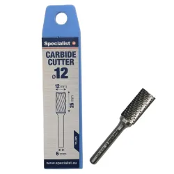 SPECIALIST+ carbide rotary burr, ZYAS 12x25x6 mm
