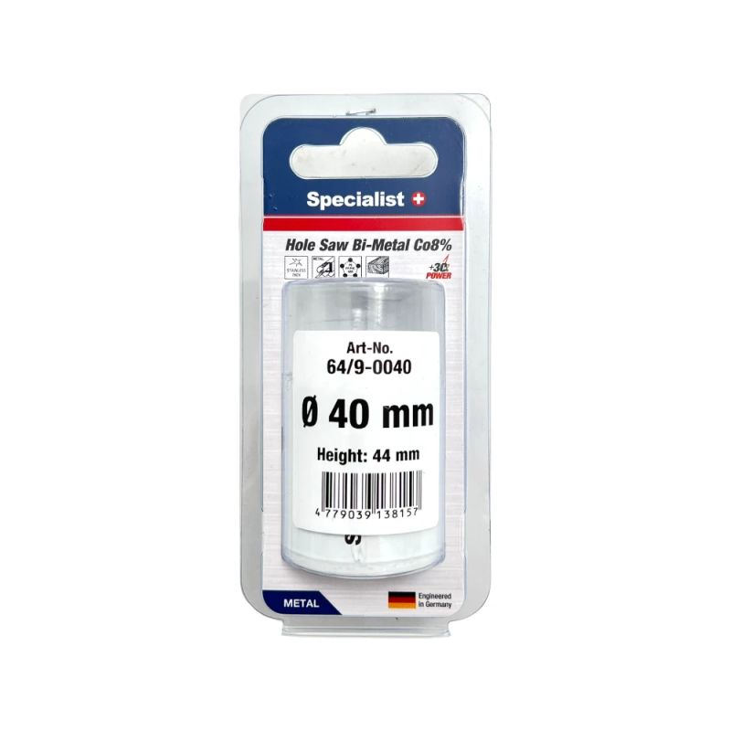 SPECIALIST+ hole saw BI-METAL, 40 mm