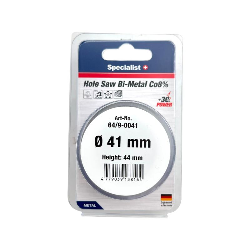 SPECIALIST+ hole saw BI-METAL, 41 mm