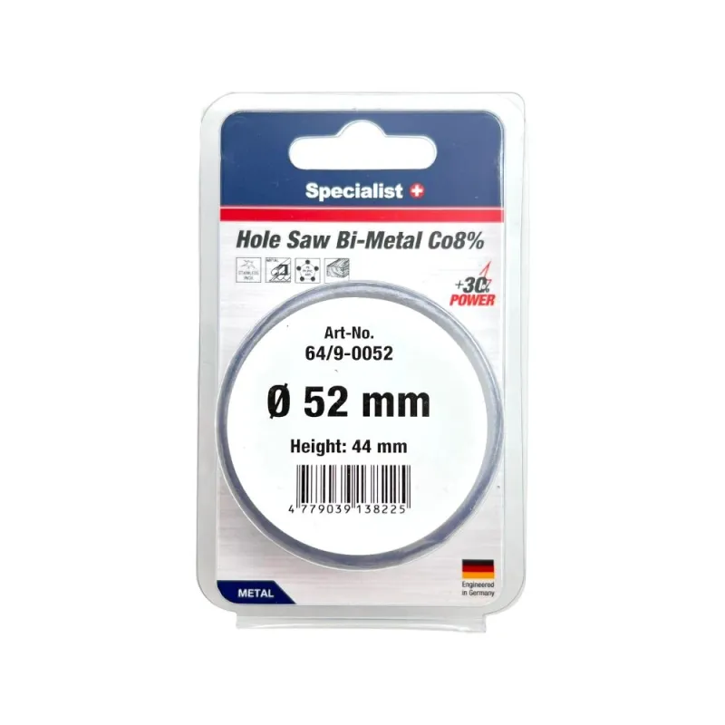 SPECIALIST+ kroņurbis BI-METAL, 52 mm
