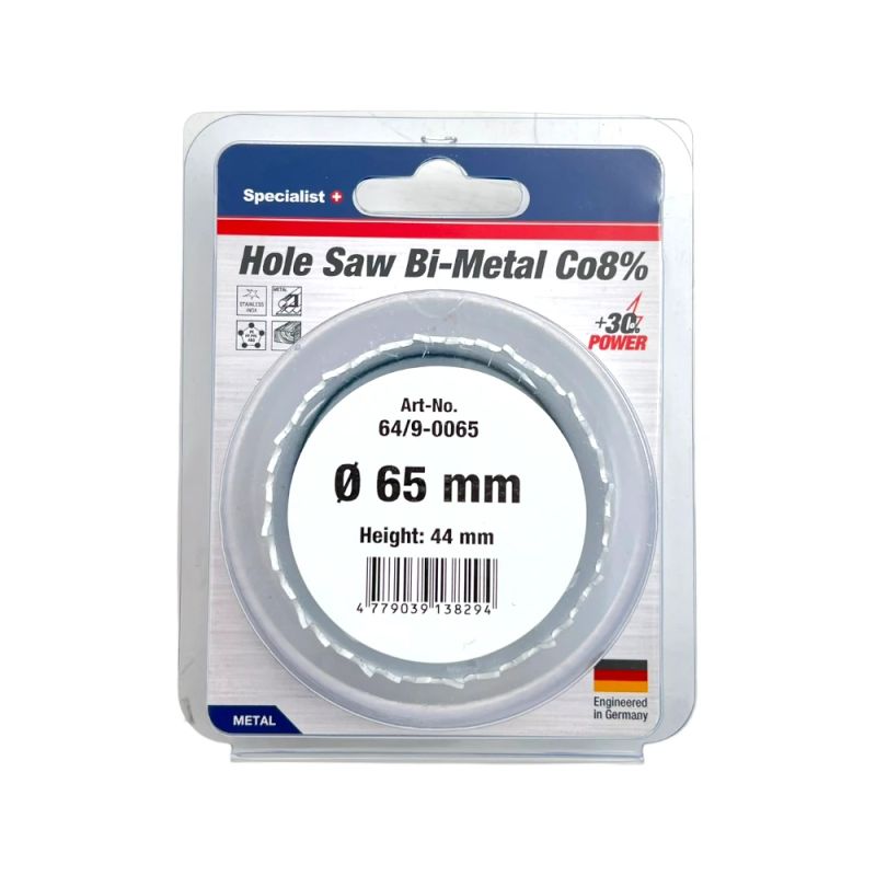 SPECIALIST+ hole saw BI-METAL, 65 mm