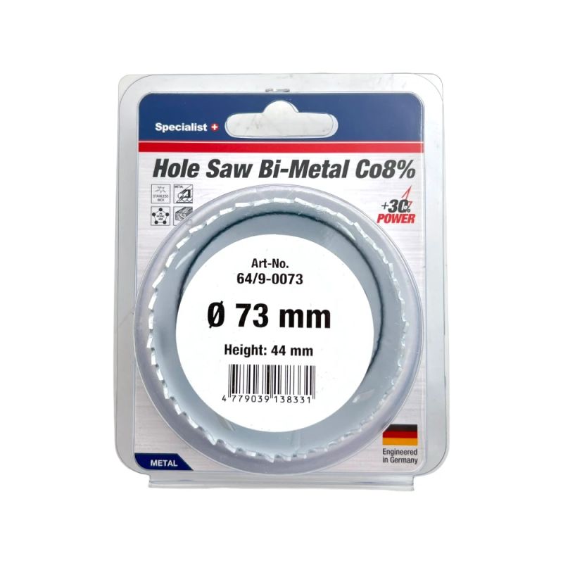 SPECIALIST+ hole saw BI-METAL, 73 mm