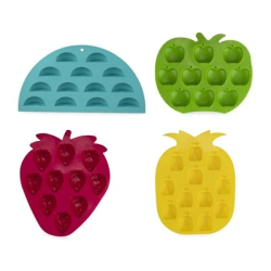 Fruit-shaped ice making tray, 4 types