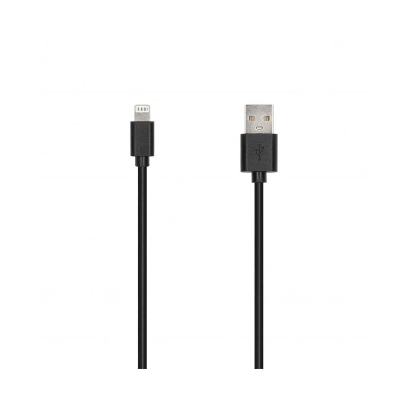 SEEK TOTI USB-A to Lightning, 2m PVC Data Cable 2A ,non-MFI,, Black