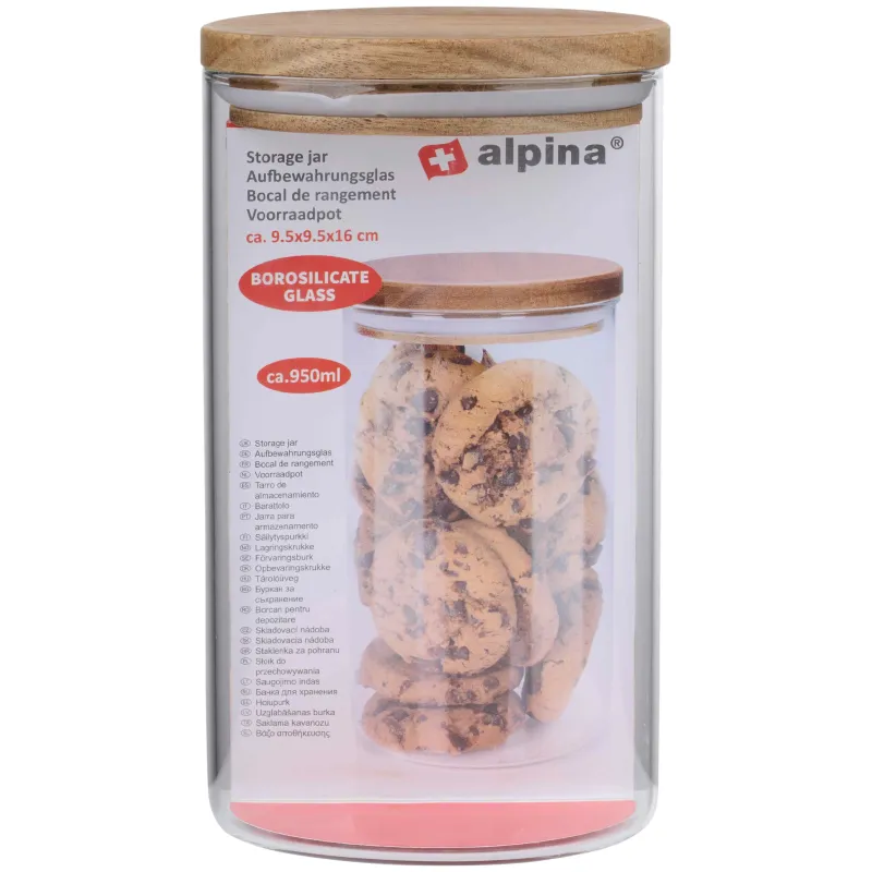 Uzglabāšanas trauks 950ml, Alpina