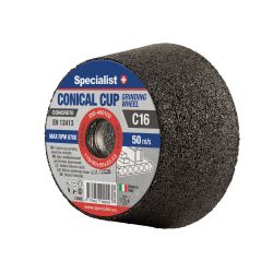 SPECIALIST+ conical cup grinding wheel C16, 110-90x55x22.23 mm