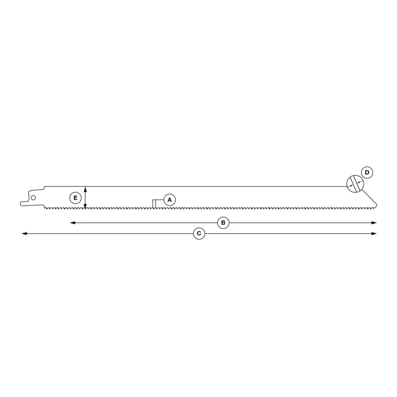 SPECIALIST+ tiigersae tera euroalusele, 300 mm, 10TPI
