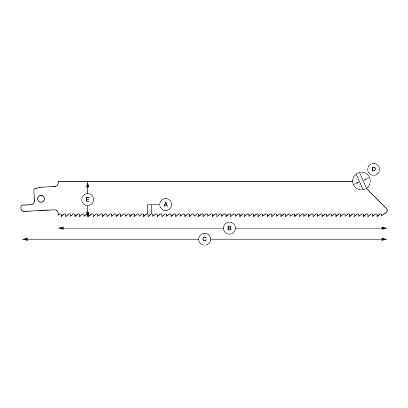 SPECIALIST+ figūrzāģa asmens paletēm, 200 mm, 10TPI