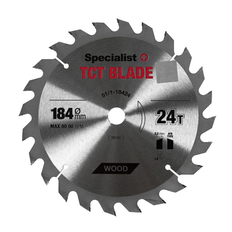 SPECIALIST+ griešana disks, 184 x 24T x 16 mm