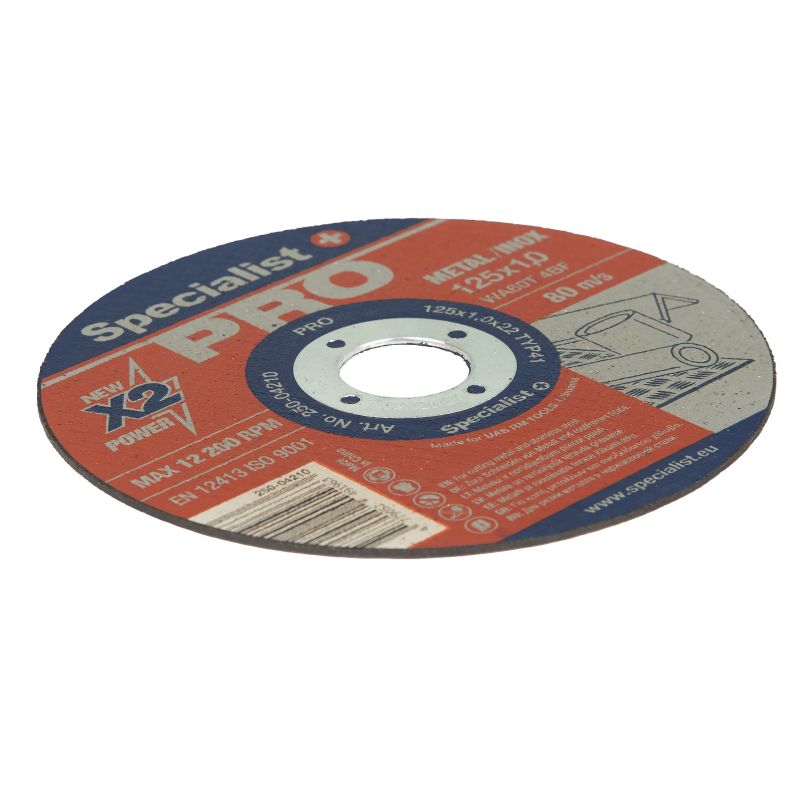 SPECIALIST+ metal cutting disc PRO, 125x1x22 mm