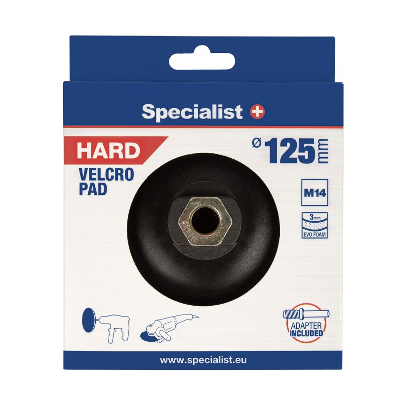 Slīpēšanas paliktnis SPECIĀLISTS+ DIA125mm, ciets