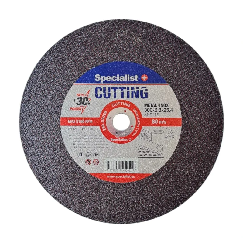 SPECIALIST+ metalo pj.diskas, 300x2,8x25,4 mm