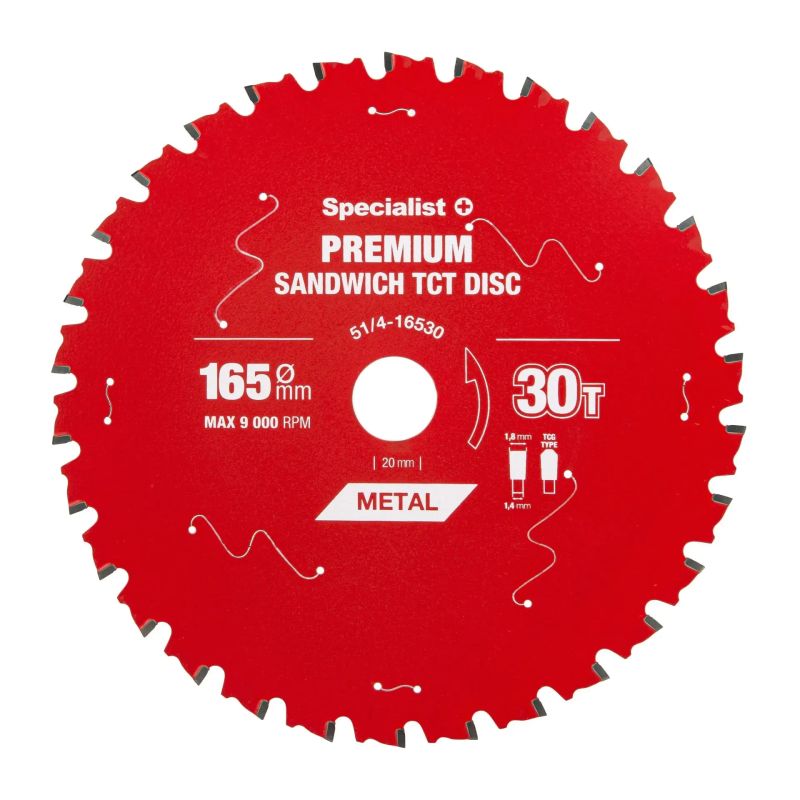 Griešanas disks 165x30Tx20mm, Sandwich PREMIUM, SPECIALIST+