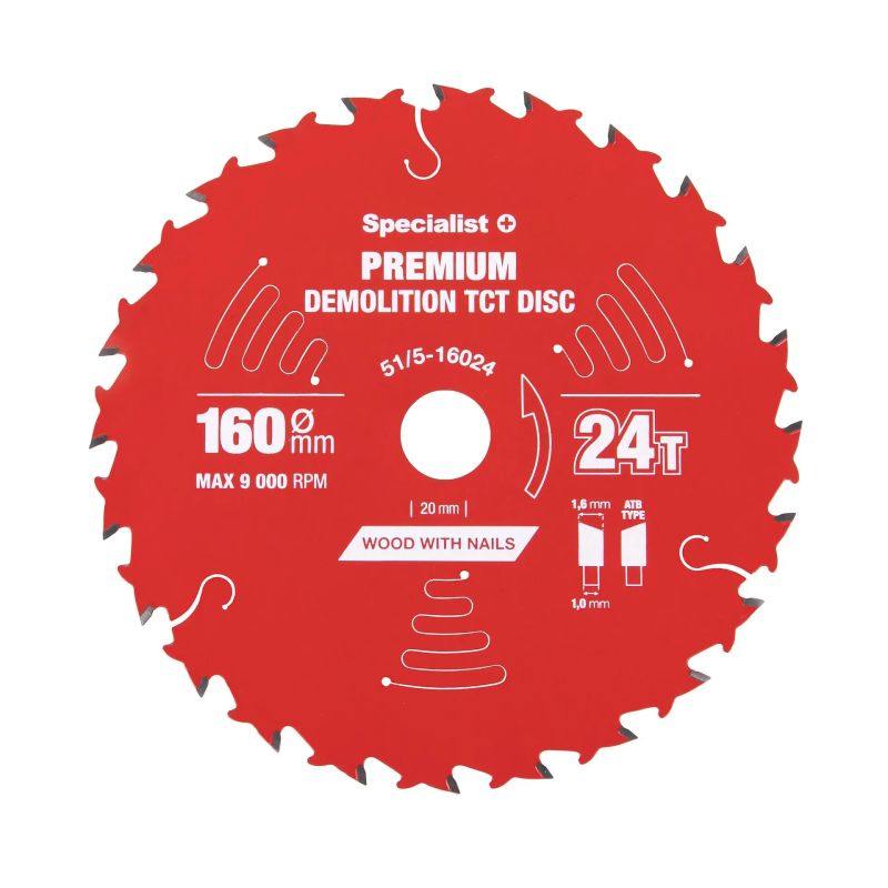 Griešanas disks 160x24Tx20mm, Demolition PREMIUM, SPECIALIST+